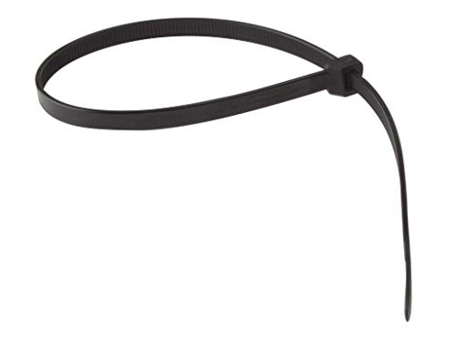 ForgeFix Cable Ties, Black, 8.0 x 450 mm