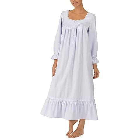 EILEEN WEST Women's Long Sleeve Flannel Ballet Gown, Peri Cover