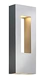 Hinkley Atlantis Collection Contemporary Modern 15W Integrated LED Medium Outdoor Wall Mount,...