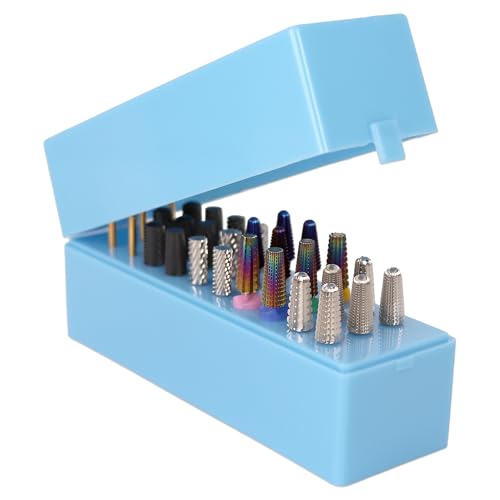 Soporte Organizador para Brocas de Uñas PANA Azul miniatura 1