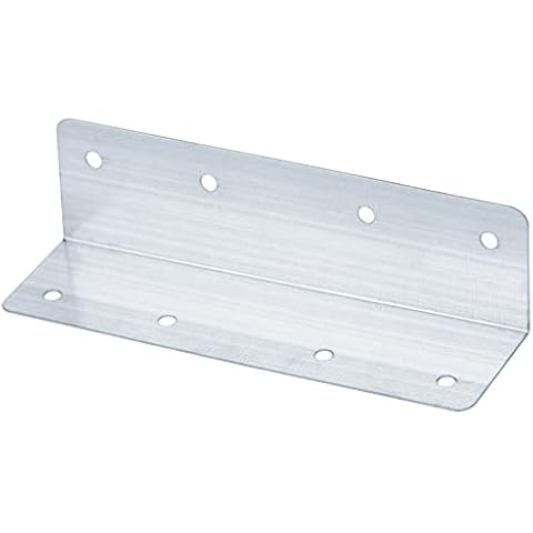 20 PCS 6" Steel Guards Thin Metal Edging for Ply Box, Metal Reinforcement Edging Strips to Nail on Edges of a Ply Box, Wooden Crate L Shaped Edge Protector, Thickness 0.4mm(27 Gauge Steel) Cover