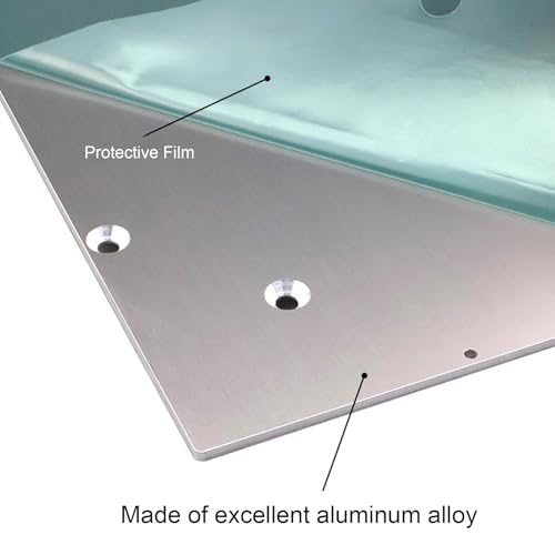 3D-Drucker-Heißbett, 24 V, 350 W, Hochleistungs-Aluminiumlegierung, 500 X 500 Mm, mit Selbstklebender, Schnell Erhitzender Bauoberfläche, 3D-Drucker-Heizbett-P