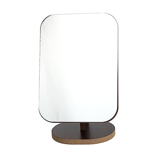 Espejo de maquillaje de mesa giratorio Baluue