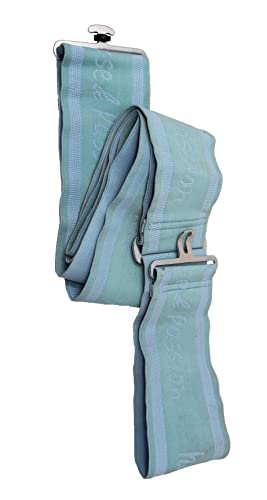 Image of Horse Blanket Sheet Cooler Adjustable Elastic Surcingle Strap Blue 403EE01SB