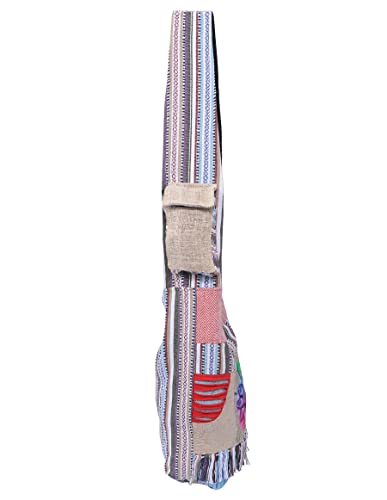 Image of THE COLLECTION ROYAL Graphic Crossbody Bag for Women, Boho Purse, Boho Bag, Hippie Bag, Hippie Purse, Cloth Purse for Women
