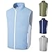 Cooling Vest for Men AC Jacket with 2PCS Fans Ice Cool Air Conditioned Shirt Lightweight Outdoor Workwear for Hot Summer