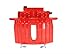 ACDelco 172-2264 GM Original Equipment Red Front Passenger Side Disc Brake Caliper Assembly with 4 Guide Pin Bolts