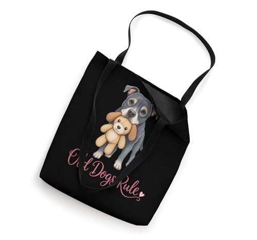 Bolsa Tote Cute Senior Rescue Dog miniatura 2