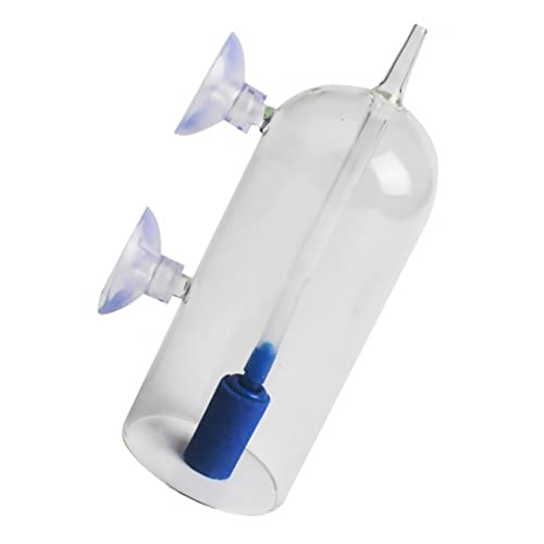 Toyvian Disolvente de Ventosa Agua aireador pecera con Bomba de Aire para Piedra de Burbuja de Acuario Kit de Piedra de Aire Piedra de Aire del Acuario Vidrio
