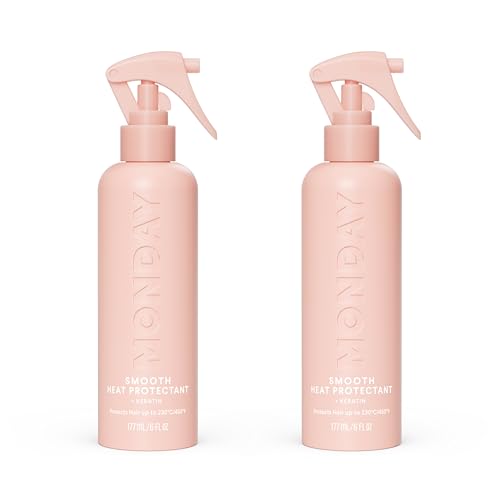 MONDAY HAIRCARE SMOOTH Heat Protectant with Keratin (Pack of 2)