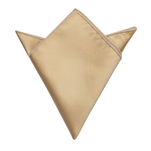 Image of YourTies Skinny Ties for Men Satin 2.4 inch Slim Necktie with Pocket Square Tie Clip Set Solid Color Wedding Party Business