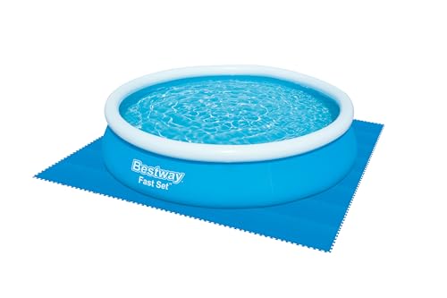 Miniatura 5 de Bestway Protector De Suelo Para Piscina O Spa 9 Láminas De 50x50 Cm Azul