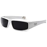 Locs - Flat Top Wrap OG Gangsta Hardcore Locs Sunglasses (White)