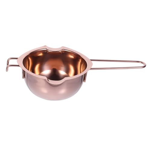 OFFSCH Cooking Essential: 1pc Stainless Melting Bowl Heat Chocolate Butter Fondue Easy to Use and Clean