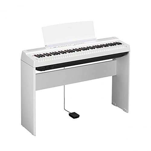 Pack Yamaha P121 blanc – Piano numérique – 73 touches + Stand Yamaha - Les Beatles, Paul McCartney, John Lennon, RIngo Starr, George Harrison Pack Yamaha P121 blanc - Piano numérique - 73 touches + Stand Yamaha – Image 3