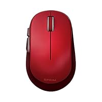 エレコム マウス ワイヤレス (レシーバー付属) Mサイズ 5ボタン (戻る・進むボタン搭載) BlueLED EPRIM レッド M-DY13DBXRD mxn26g8 Amazon.co.jp: エレコム マウス ワイヤレス (レシーバー付属) M