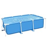 Jojoka 118x 79 x 26 inch Rectangular Frame Pool Outdoor Backyard Above Ground Swimming Pool