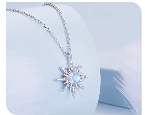 Collier en argent sterling 925 clair scintillant pour mariage chic - 4