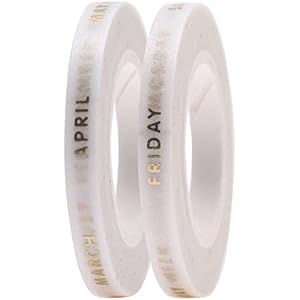 Rico Design Monats-/Wochentage Malerkrepp 2er Pack