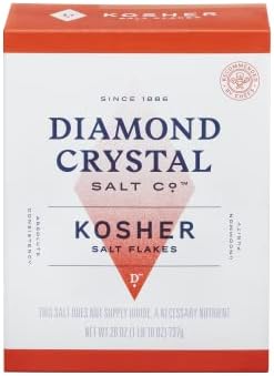 Diamond Crystal Kosher Salt Flakes - Full Flavor, No Additives - Staple for Professional Chefs and Home Cooks 26 Ounce (New Packaging)