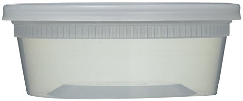 Newspring Clear Deli Food Containers with Lids, Storage, 8 oz, 40 Piece