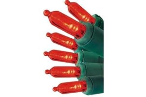 Stay Bright Red LED Christmas String Lights: Illuminate Your Holidays with Vibrant Elegance
