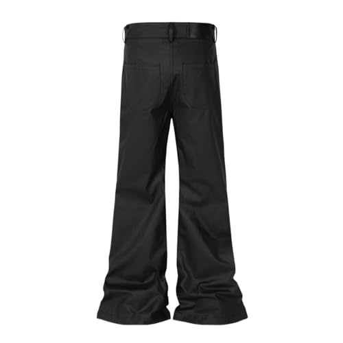 Pantalon patchwork unisexe décontracté noir ample taille 2XL - 3