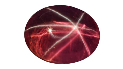 Feel Touch Mart7.75 Carat Burma Star Ruby Stone Original Certified Genuine Loose Ruby Stone 8.5 Ratti Unheated & Untreated Suryakant Mani Ratna For Ring & Pendant 6 ray star ruby स्टार माणिक स्टोन By Feel Touch Mart