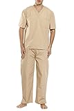 Tropi Mens Unisex Scrub Sets 4 Pocket Medical Scrubs Uniform (V-Neck)