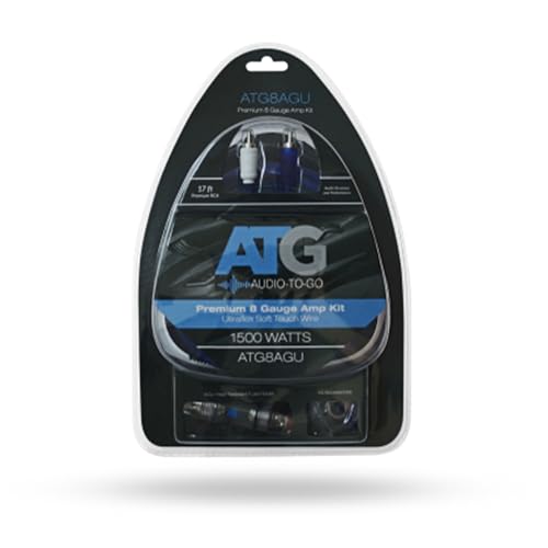 ATG Audio 8 Gauge Soft-Touch Amplifier Wiring Kit with AGU Fuseholder - ATG8AGU
