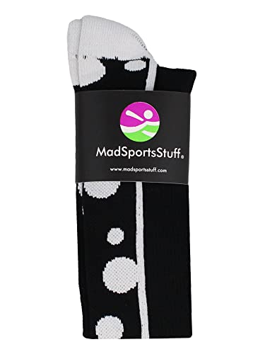 MadSportsStuff Polka Dots Athletic Socks Softball Soccer Volleyball3