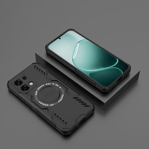 Image of Back Cover Case for Oppo F31 5G | 360 Protection Mobile Phone Case Mag-Safe | Camera Protection | Oppo F31 5+g Back Cover | Oppo F 31 5G - Black TPU+PC