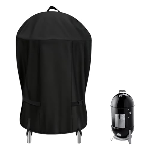 TwoPone Smoker Grill Cover for Weber Smokey 22 Inch Round Smoker Cover