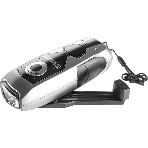 VARTA LED Dynamo Light (3x 5 mm, mit Handkurbel Taschenlampe Flashlight Handlampe Leuchte, mit Kurbel - 100% batterieunabhängig - geeignet für Auto, Garage, Notfall, Stromausfall, Camping, Outdoor)