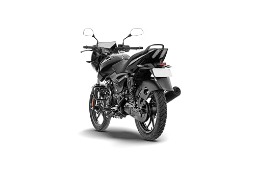 Image of Bajaj Pulsar 125 Disc Carbon Graphics Motorcycle, Single Seat, Ebony Black Grey, Booking for Ex-Showroom Price