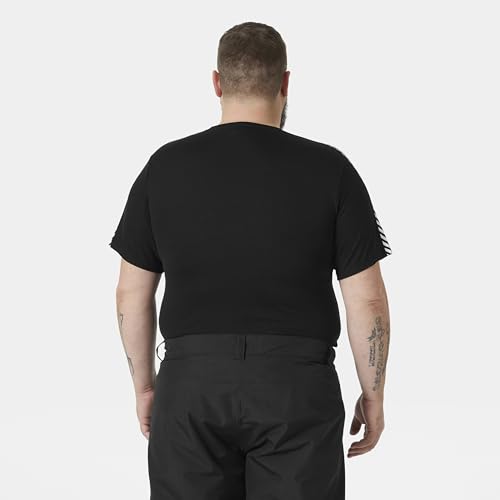 Helly Hansen Hombre Camiseta HH LIFA, XL, Negro