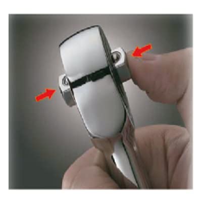 Chiave a cricchetto con manico girevole 60 denti 1/2"