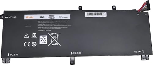 GHU New Battery H76MV T0TRM 44 WH Compatible with Dell Precision M3800, Compatible with Dell XPS 15 9530 Series Fit 245RR 0H76MY 07D1WJ 7D1WJ TOTRM Y757W 701WJ Y758W 11.1V