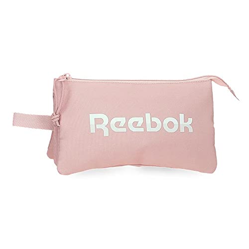 Reebok Glen Estuche Triple Rosa 22x12x5 cms Poliéster