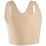 XUJI Half Chest Binder for Transgender FTM Women Trans Cosplay (K, L)