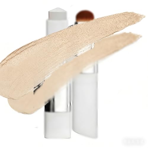 1 article Color Changing - Stick de fond de teint avec brosse, apprêt à couvrance moyenne à complète, maquillage changeant de couleur, convient à tous les...