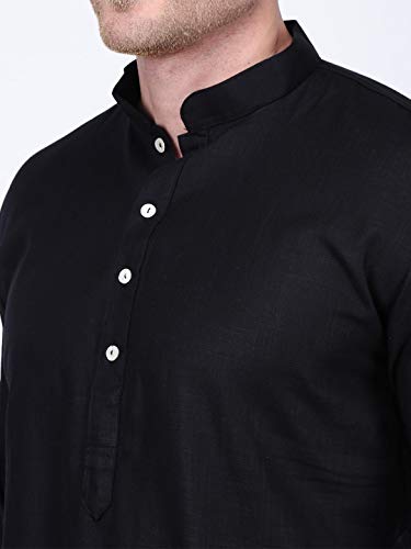 Image of Rajubhai Hargovindas Men's Premium Cotton Solid Kurta