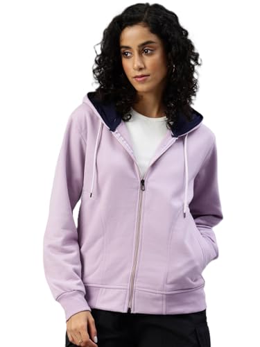 Image of ADBUCKS Women's Cotton Winter Jacket Sweatshirts Casual Drawstring Clothes Zip Up Hoodie With Front Pocket Ii Womens Hoodies Ii Womens Jacket Ii Winter Sweater Hoodie For Women & Girls