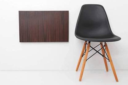 Folding Wall Mounted Table & Shelf, Size 24 x 16 inches Use for Laptop Desk, Bedside, Breakfast in Kitchen, Work from Home & Kitchen Shelf (Mahogany) 1