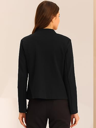 Allegra K Business Casual Blazer for Women's Notched Neck Suit Jacket Long Sleeve Open Front Blazers4