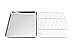 TeamFar Baking Sheet with Rack Set, Stainless Steel Baking Pan Tray Cookie Sheet with Cooling Rack, Non Toxic & Healthy, Easy Clean & Dishwasher Safe