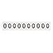 Brady 9713-0, 97038 97 Series Indoor/Outdoor Number and Letter, (Pack of 50 Cards)