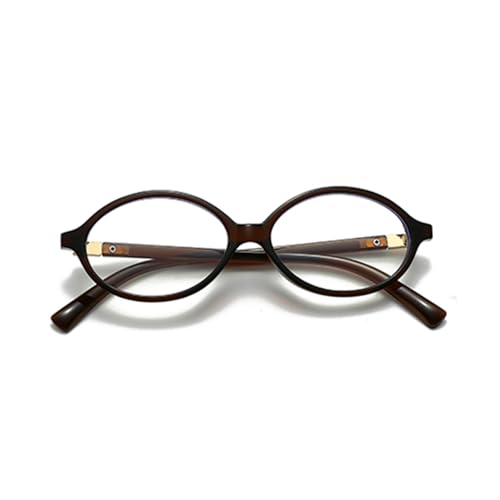 Image of YAMEIZE Small Oval Blue Light Blocking Glasses for Women Men Retro Clear Anti Blue Light Eyeglasses for Computer Gaming