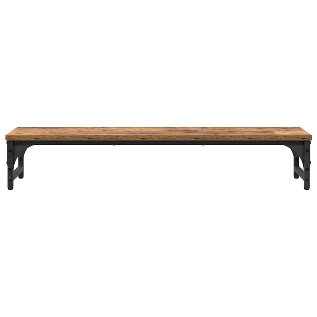 Supporto per monitor in legno anticato, 85 x 23 x 15,5 cm