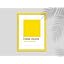 Yellow Picture Frame